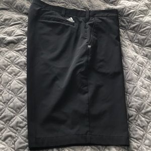 EUC Adidas black dri fit golf shorts 36 waist